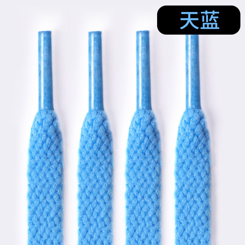 Picture of Wild elephant shoelaces wholesale single flat sneaker canvas basketball board shoes powder black gray color white shoelace rope a pair
