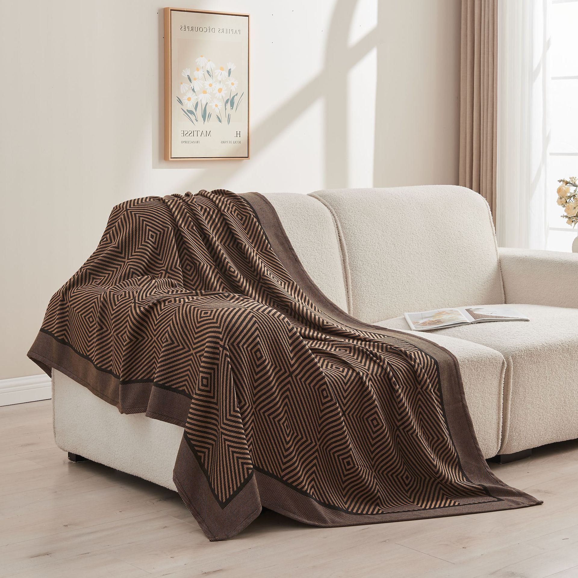 Picture of Factory Wholesale Aviation Blanket Aircraft Blanket First Class Blanket Office Summer Nap Air-conditioning Blanket Gift Blanket Blanket