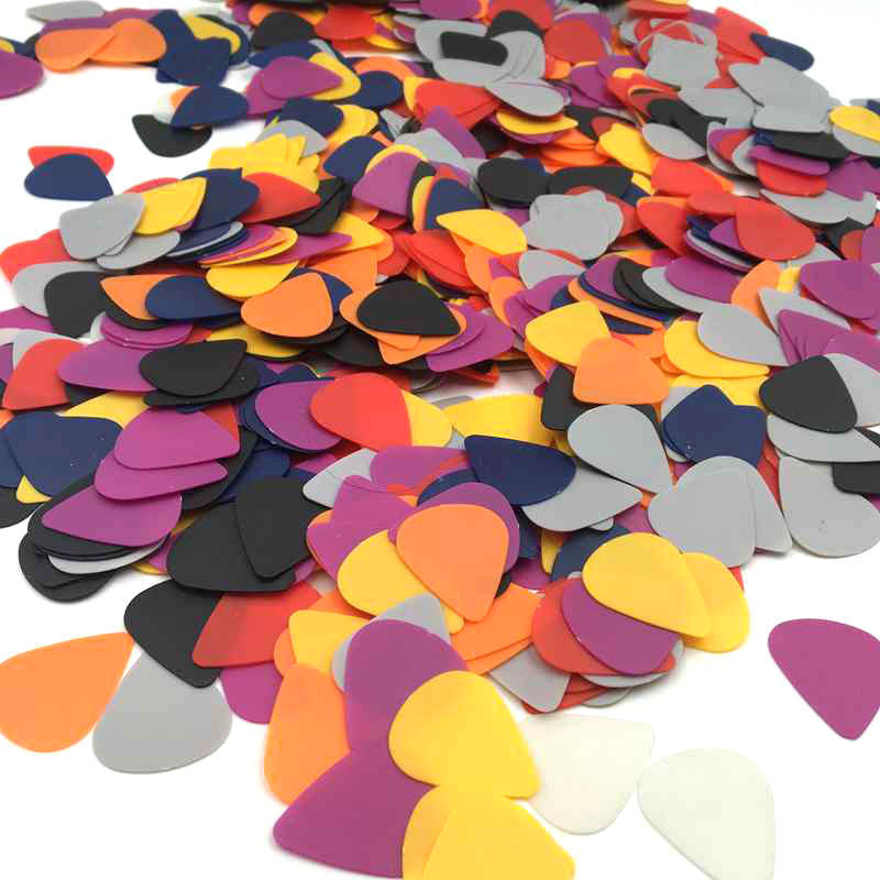 Picture of Guitar pick wooden guitar electric guitar ukulele pick Universal celluloid pick wear-resistant elastic-resistant thin