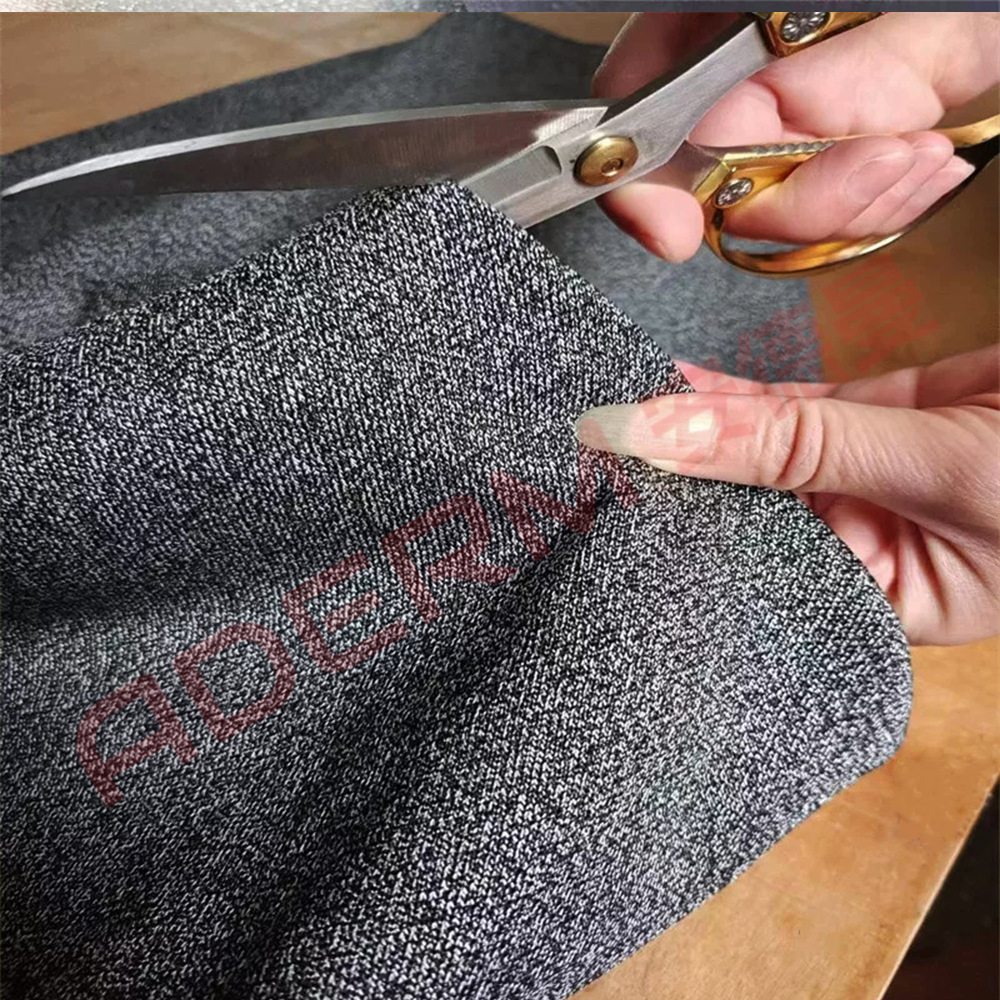 Picture of Customized Hemp Gray High Molecular Weight Polyethylene Knitted Fabric, Wear-Resistant, Tensile-Resistant, Tear-Resistant, and Cut-Resistant Dyneema Fabric