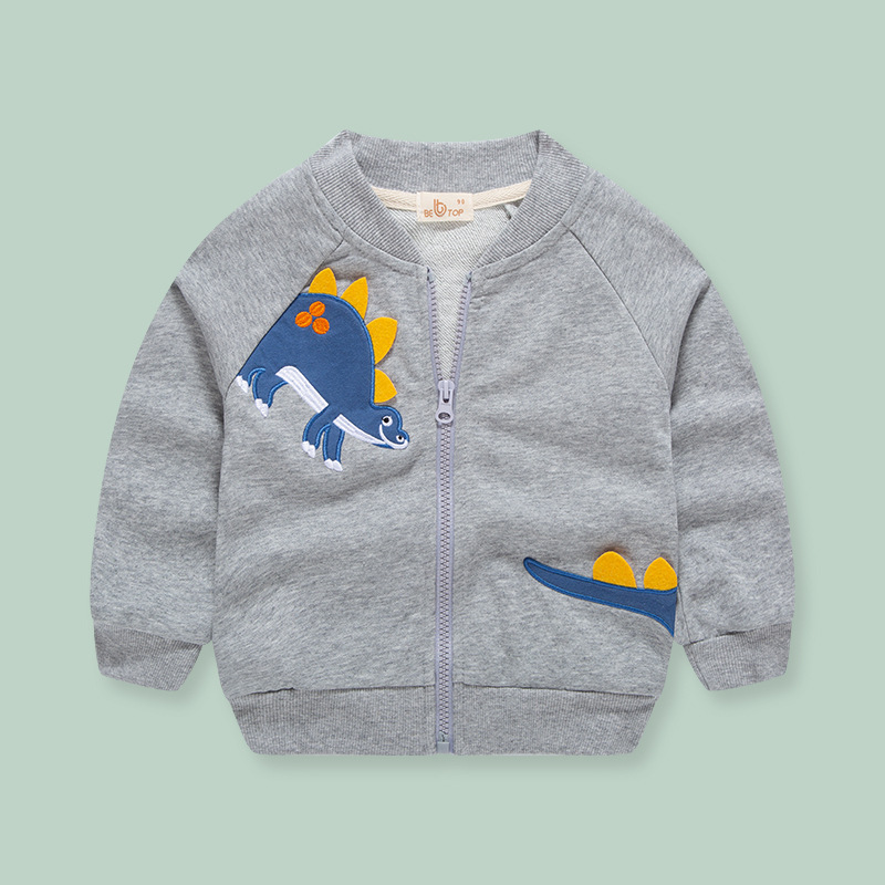 Picture of Autumn Zipper Shirt Boys Jacket 2025 New Style Baseball Uniform Kidsren's Top Casual Baby Jacket Cardigan