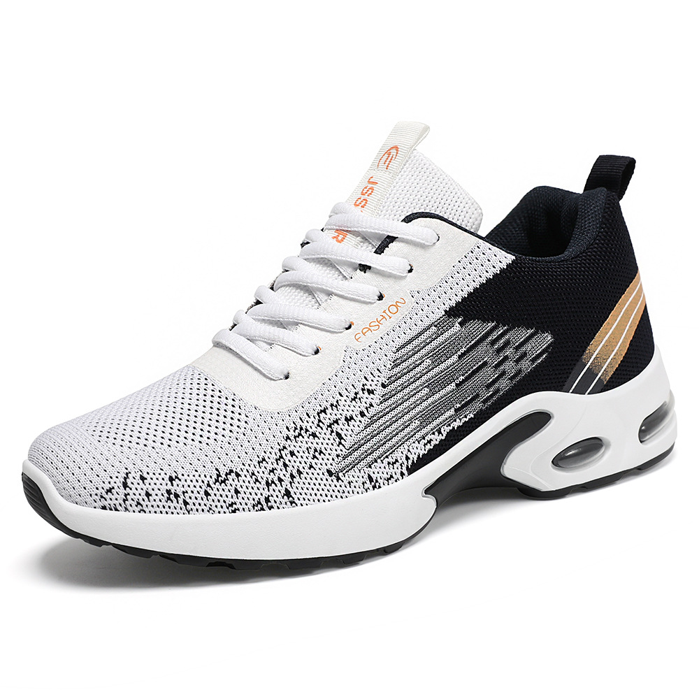 Picture of Men's Shoes Summer 2025 Factory Direct Sales Air Cushion Soft Sole Sports Shoes Wholesale Cross-Border Dropshipping Fly Woven Shoes for Men