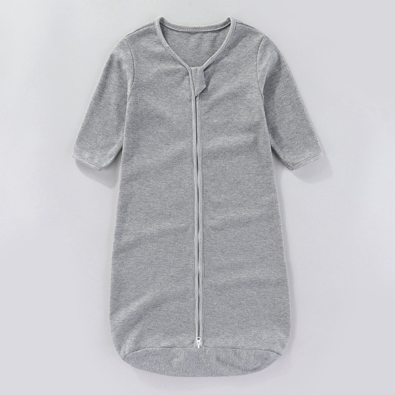 Picture of Baby Cotton Sleeping Bag Anti-Scare Integrated Swaddling Baby Newborn Long Sleeve Swaddling Four Seasons Universal Cross-border