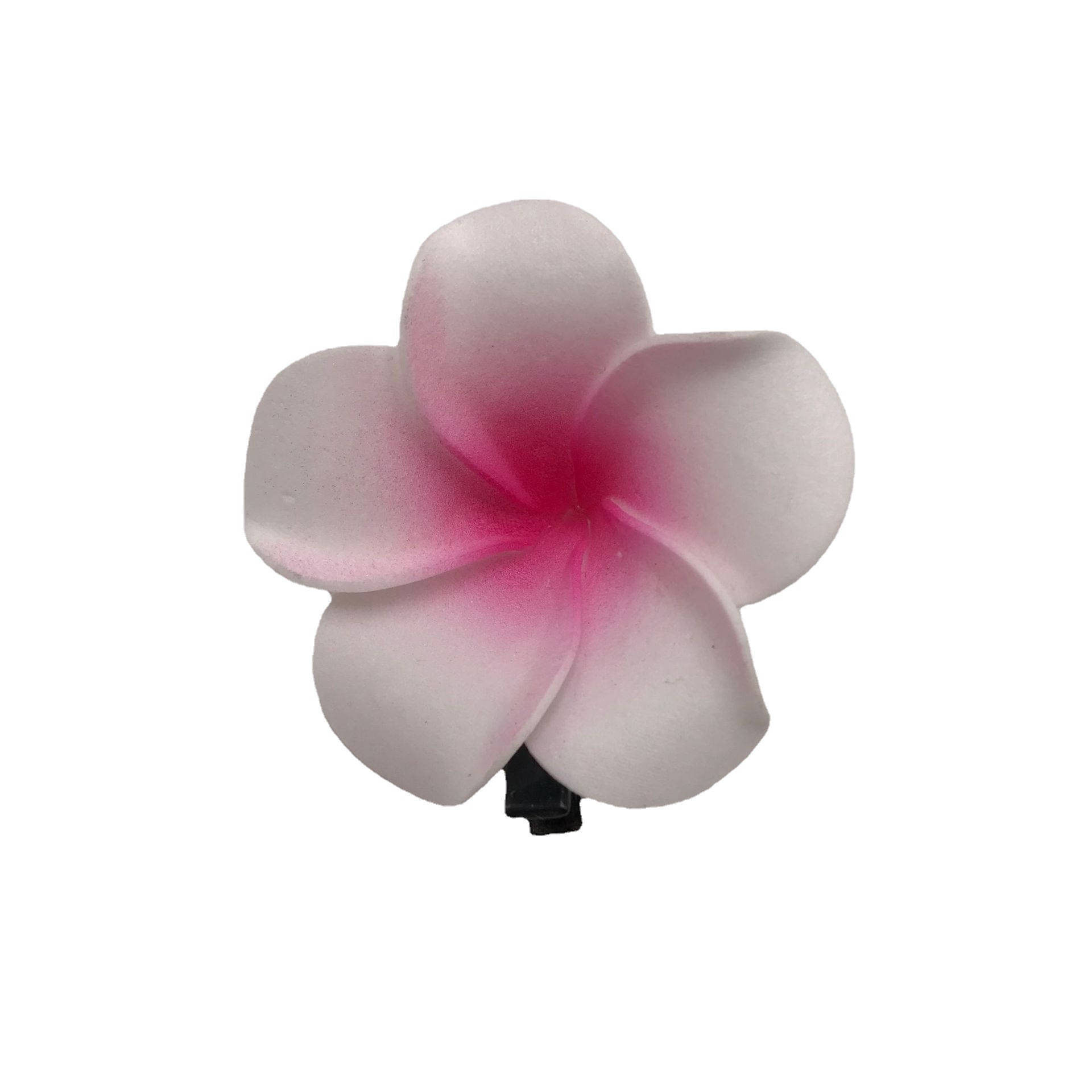 Picture of 6cm color 12 color plumeria flower headdress flower hair accessories hairpin decoration seaside artificial flower milk tea gift flower