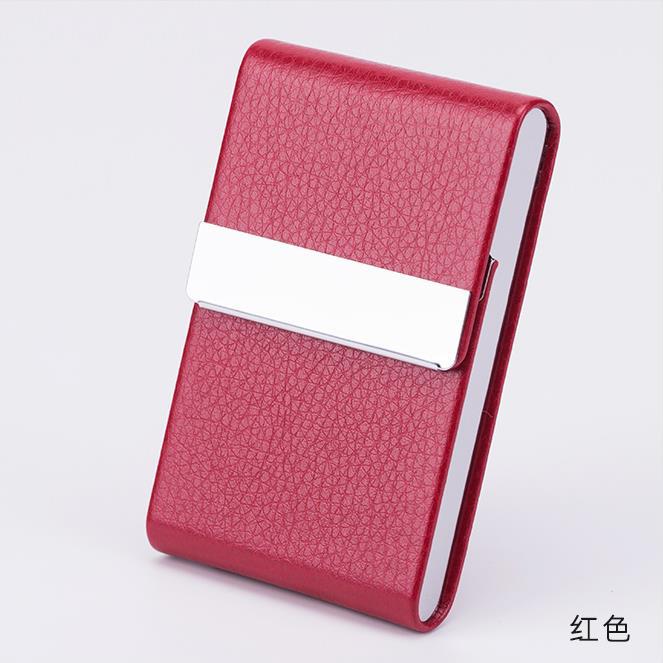 Picture of Amazon Amazon hot PU business card bag business card case Card Case full leather business card case magnetic card holder