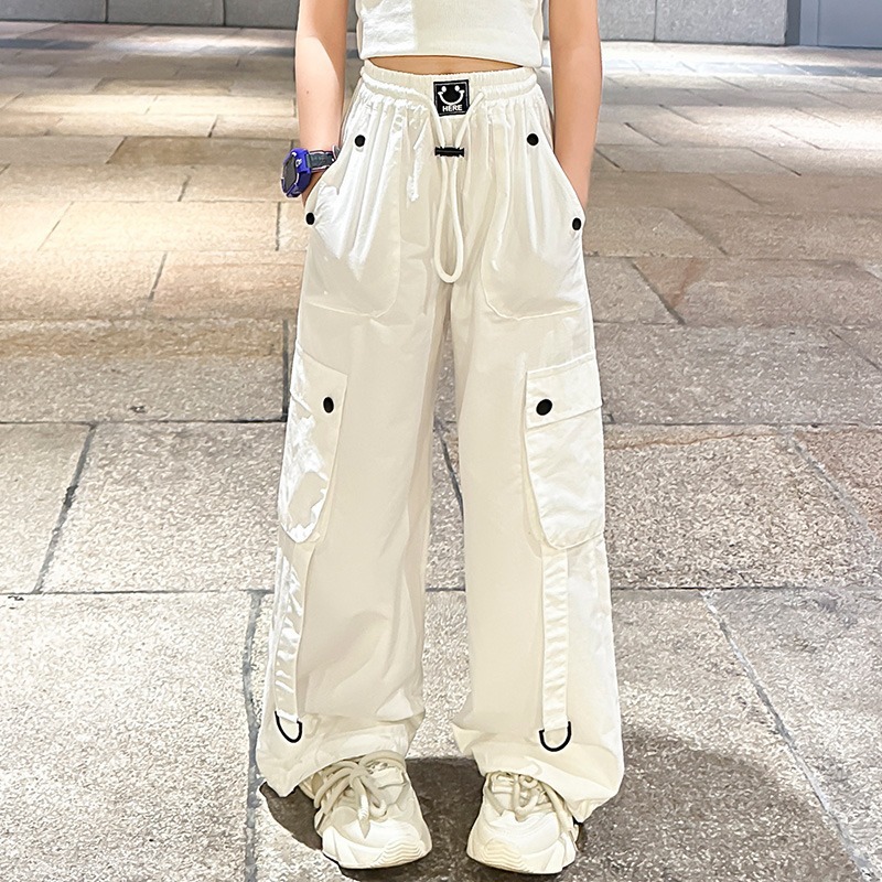 Picture of Girls' autumn overalls 2024 spring and autumn new big children's white pants suit girls fashionable trousers