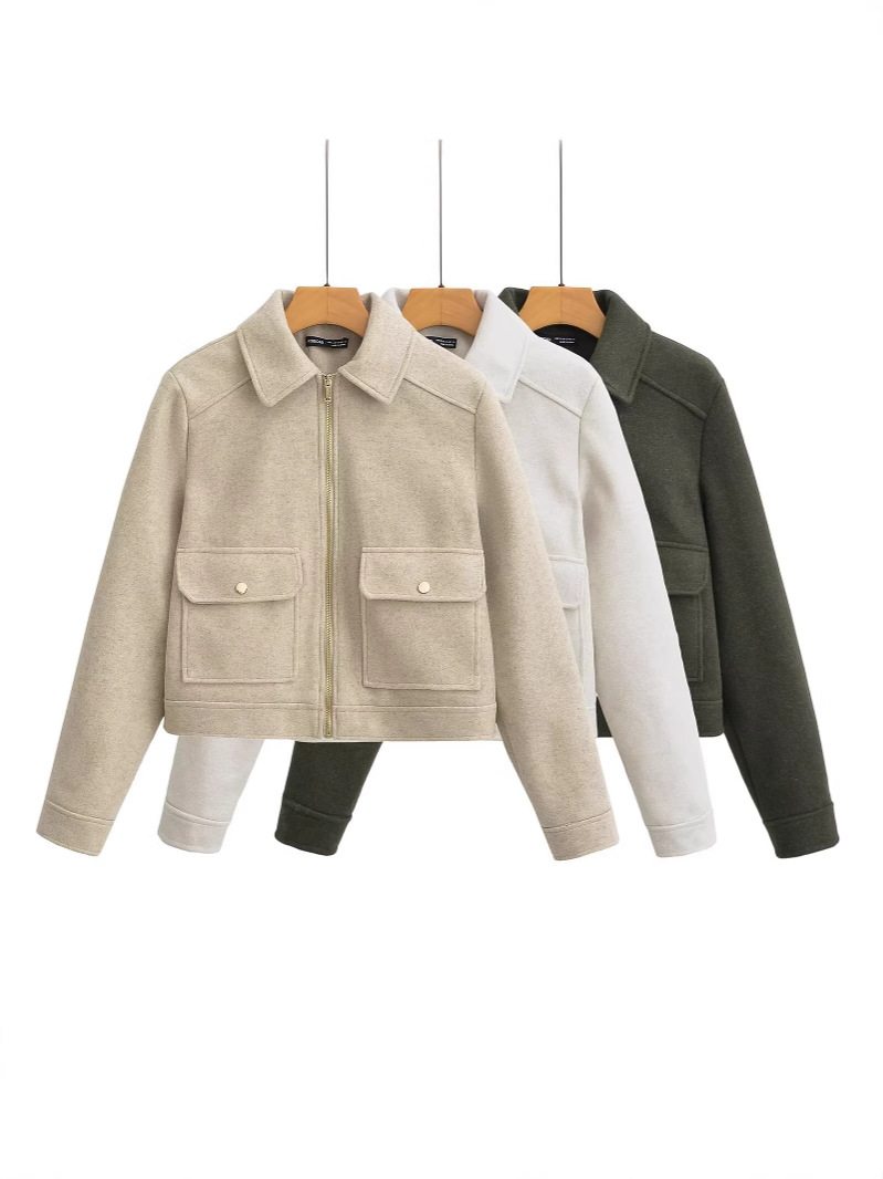 Cross-border foreign trade AliExpress explosions new foreign trade women's wholesale zipper soft jacket coat