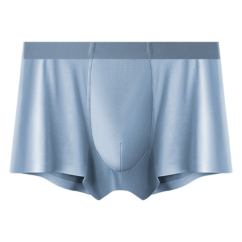 Picture of 80 modal men's underwear 7A bacteriostatic crotch seamless breathable boxers mulberry silk crotch men's boxers