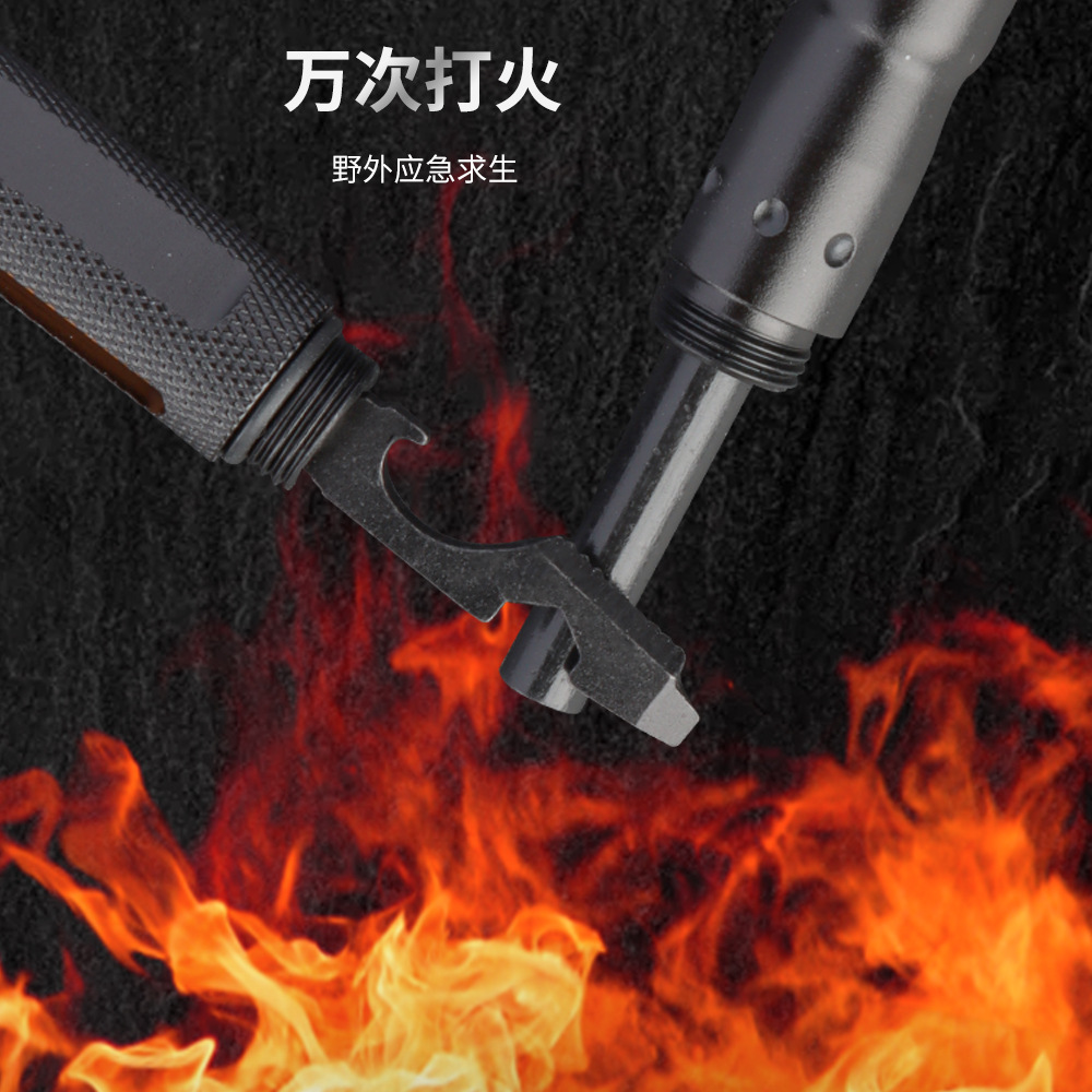 Picture of 7180 outdoor self-defense multi-function pen defense attack aluminum alloy tactical pen escape multi-purpose pen signature pen