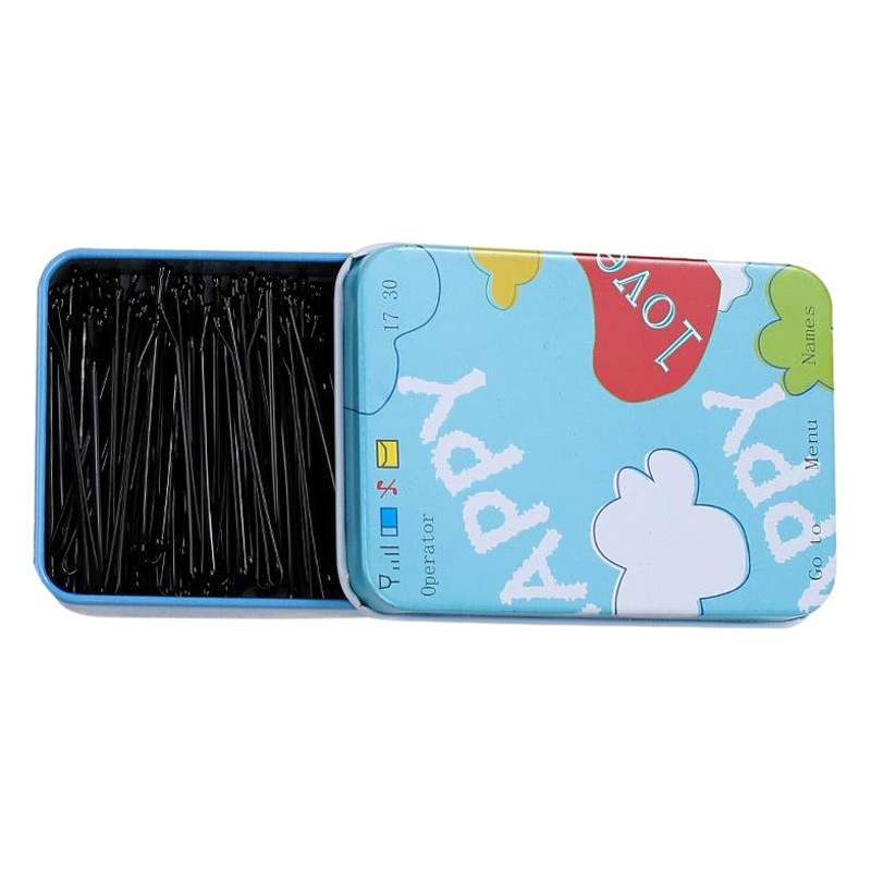 Iron box black clip simple hair clip fixed hair clip headdress broken hair clip bangs top clip side clip