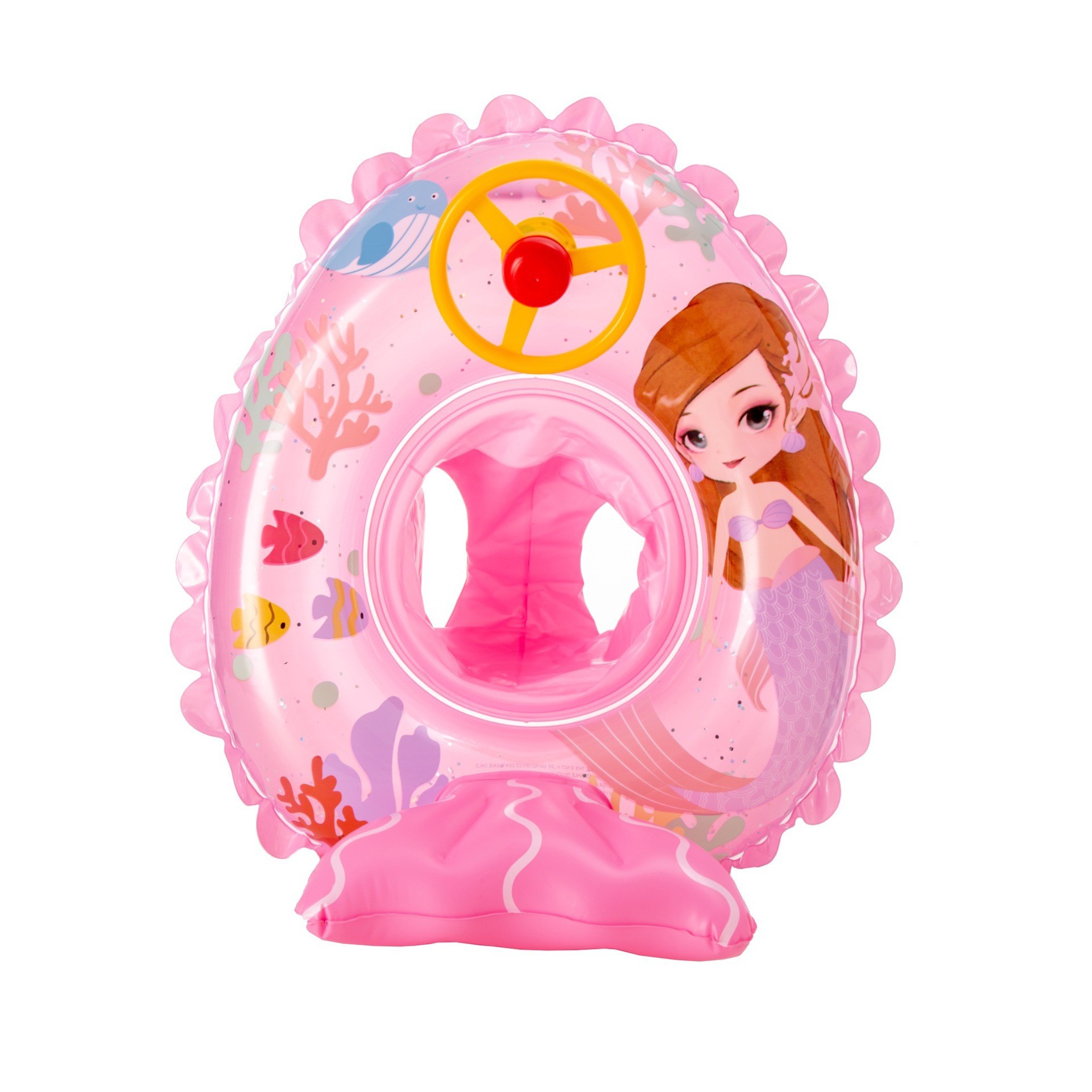 Picture of Children's swimming ring armpit ring seat ring 1-6 years old children's aircraft steering wheel inflatable Mount baby 2 boys and girls