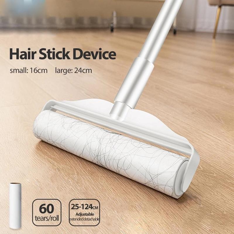 Lint Roller Long Handle Retractab Long Rod Retractable Roller Hair Sticker Cross Border