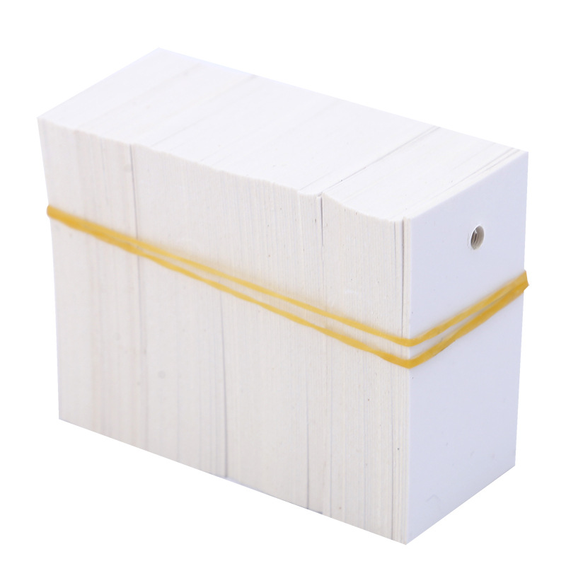 Picture of Manufacturers in stock blank tag clothing tag custom thick paper card label can be customized with printed logo