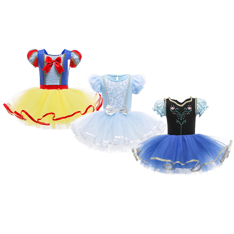 Girl's Cute tutu Dress Spring and Summer Performance Dance Dress Ballet Dress Children's One-piece Opening Practice Clothing