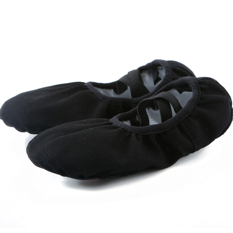 Picture of Dance shoes lace-free elastic female children's soft bottom exercise shoes indoor body yoga cat claw dancing shoes wholesale