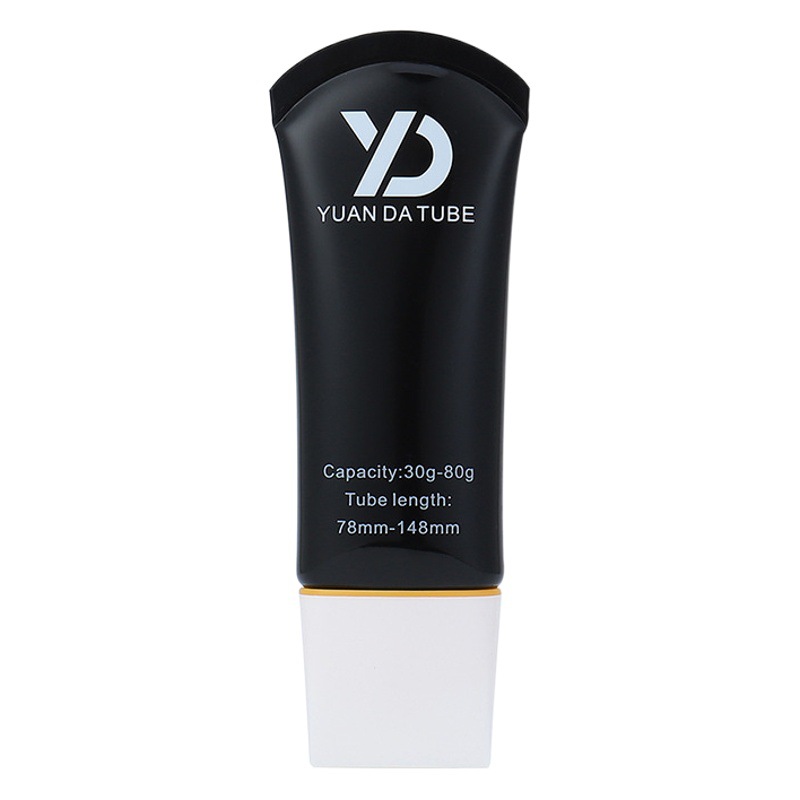 30 diameter two-color super flat cover PE material hose cosmetic plastic hose package material cleansing body lotion super flat tube