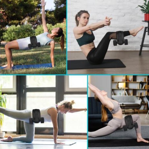 Weight-bearing belt hip hip bridge weight-bearing belt push hip aerobic training belt dumbbell with hip fitness home