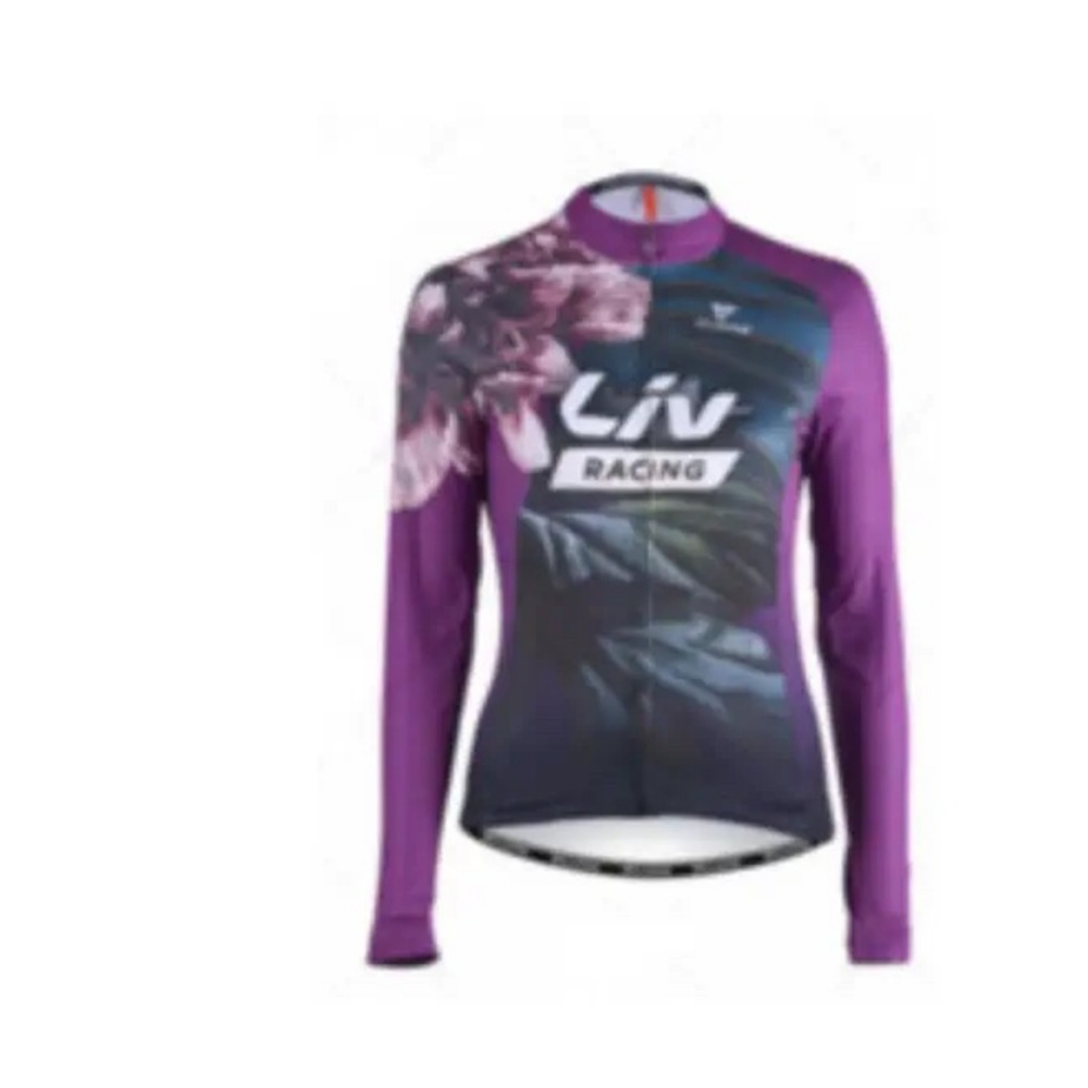 2024 New Liv Cycling Suit Spring and Autumn Women's Cycling Suit Quick-Drying Outdoor Cycling Bib Pants Suit