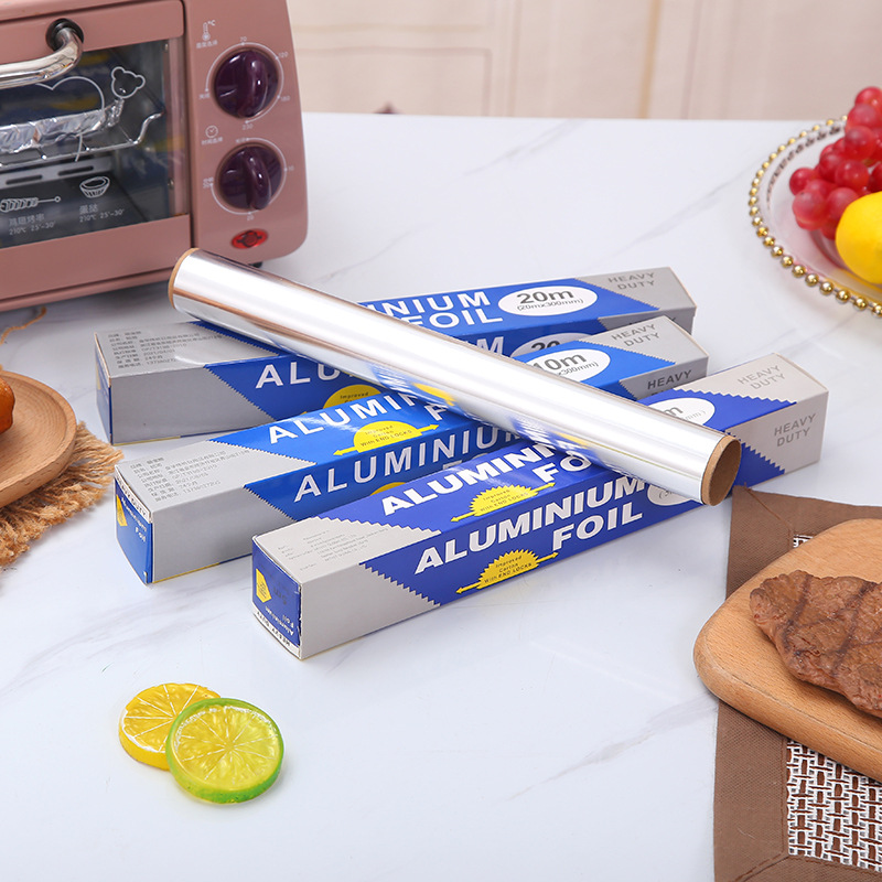 Impression Kitchen Thickeneded Air Fryer Silicone Oil Barbecue Barbecue Oil-Absorbing Paper Household Oven Special Aluminum Foil Tin Foil