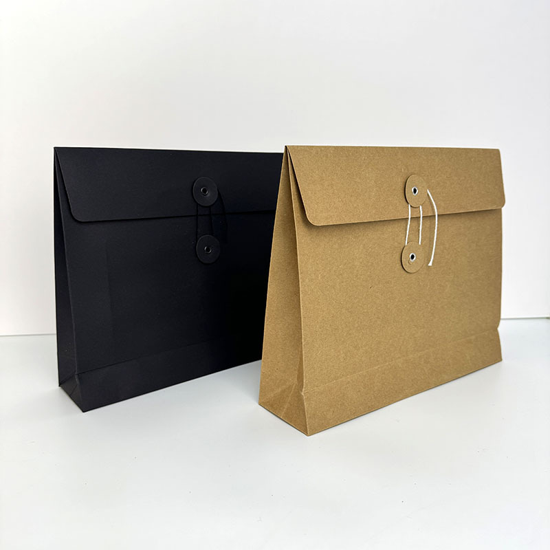 Horizontal version multi-color gift socks short sleeve underwear Kraft paper small paper bag A5 booklet thickened inner layer thick packaging