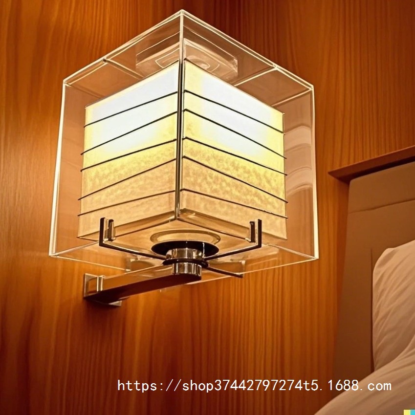 Tokyo Andaz Hotel Ji Yutang Designer Wall Lamp Bedroom Bedside Corridor Japanese Style Decoration Hall Living Room Lamp