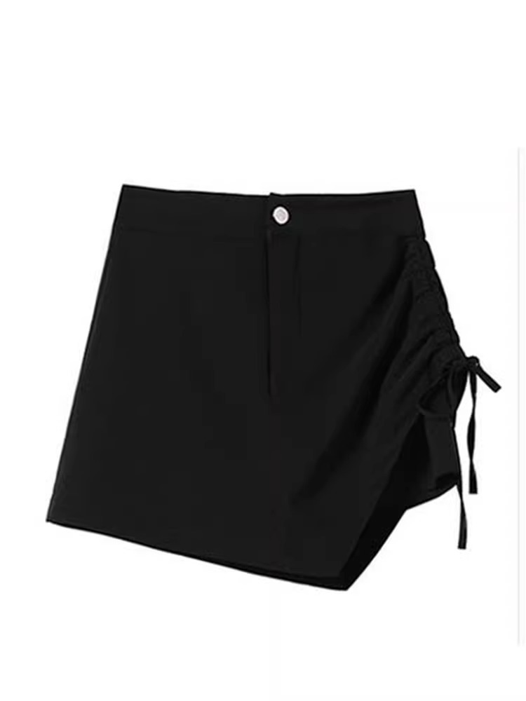 Picture of A- line skirt suit skirt pants women's spring 2024 new design fashion drawstring strap hip bag Korean version