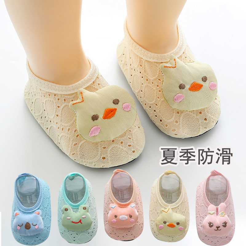 Baby floor socks children's summer baby indoor early education non-slip shoes socks soft bottom silicone toddler socks cute