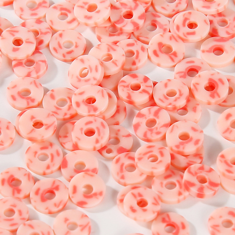 Picture of Jewelry Accessories Color Soft Ceramic Beaded Handmade diy Handmade Material Bracelet Necklace Bracelet Bead Spacer