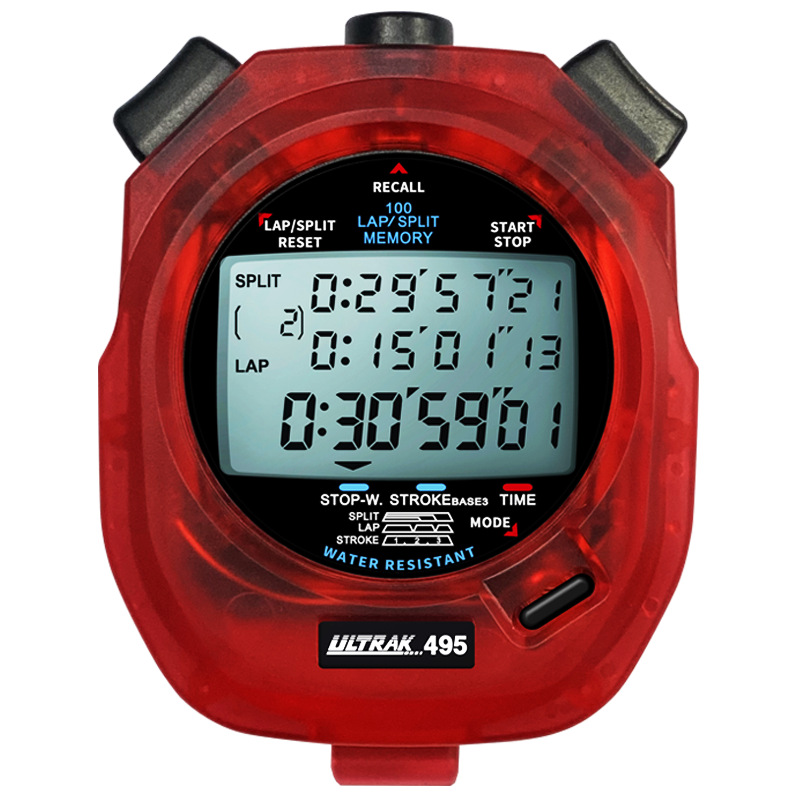 Picture of New Timer Track and Field Digital Stopwatch 100 Rows 3 Rows Ultrak Orosaic Dt495D Wholesale Stopwatch