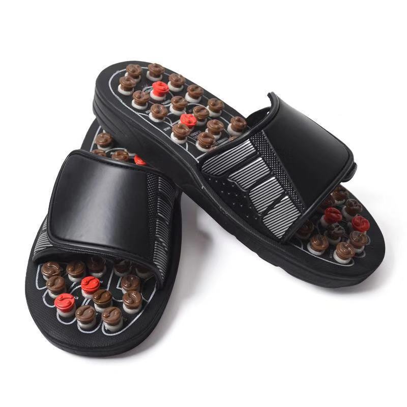 Picture of Manufacturer in stock massage slippers dot Japanese rotating health massage slippers acupoint health care foot health slippers