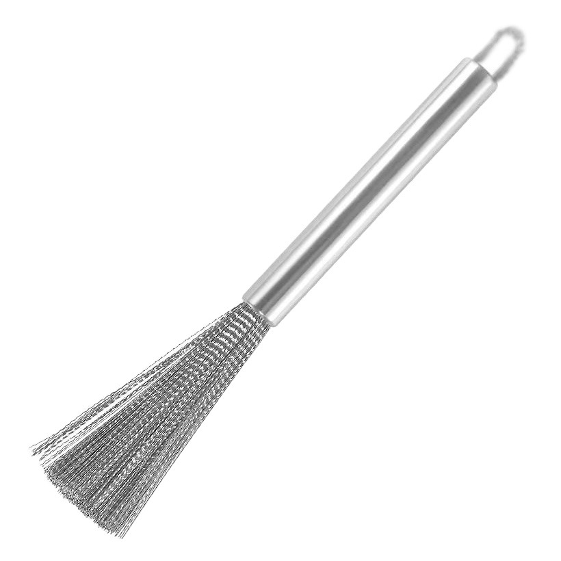 Household stainless steel kitchen special multi-functional long handle cleaning brush easy to clean non-hidden dirt washing pot bowl cleaning brush
