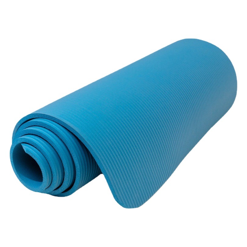 Factory wholesale lengthened NBR yoga mat widened thickened dance fitness mat exercise mat long 2cm sleeping mat