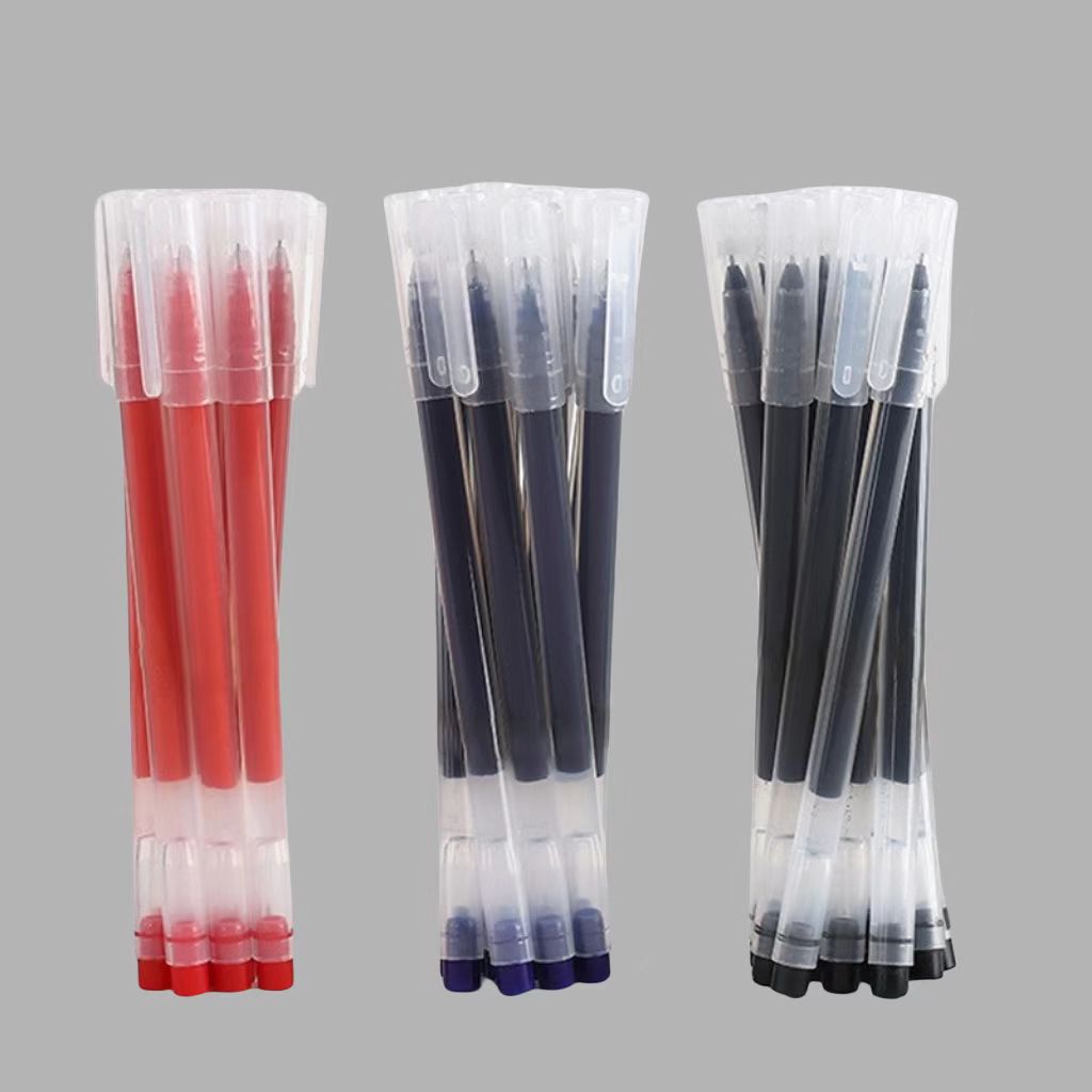 Picture of Direct liquid quick-drying ball pen gel pen student water pen office stationery special pen wholesale black and red pen