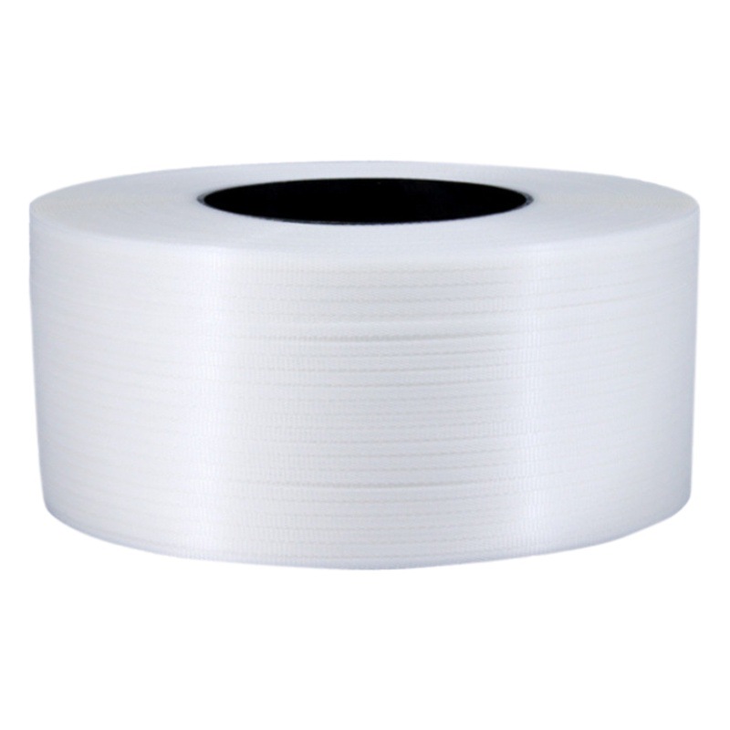 Guangdong manufacturers packing belt pp new material 3000 meters packing belt yellow and white transparent plastic machine packing belt