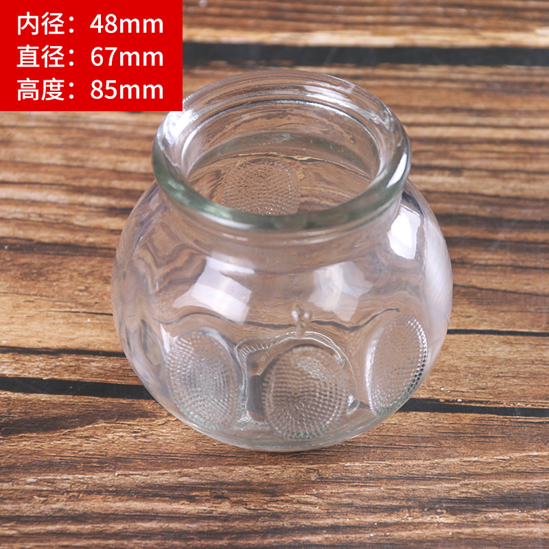 Picture of Glass Cupping Thickeneded Glass Cupping Household Cupping Set Cupping Glass Jar Cupping Device