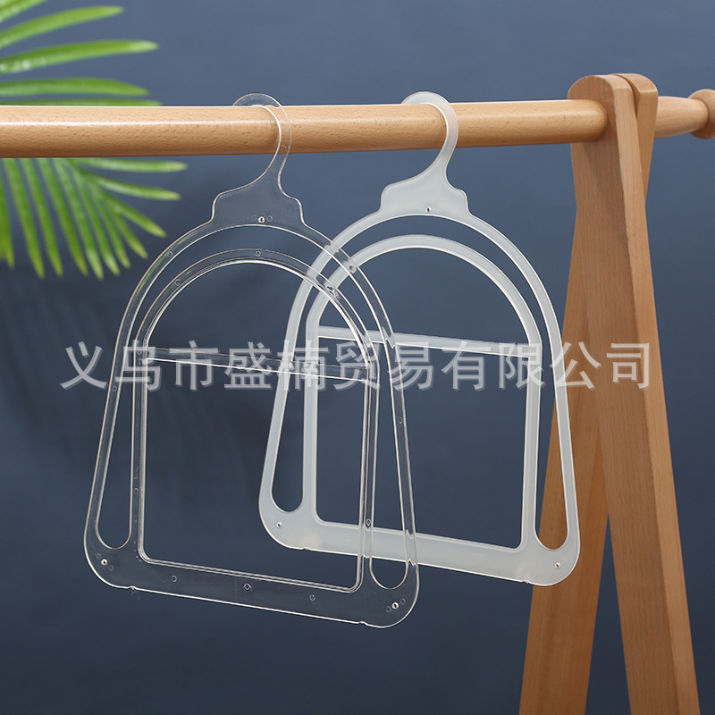 New shopping mall hat display rack multi-specification plastic hat rack transparent pp hat hook wool hat display hook