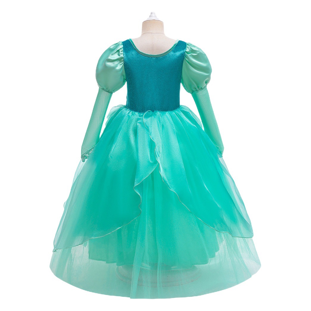 New Sleeping Beauty Children's Dress Long Sleeve Holiday Party Cosplay Cosplay Performance Dress