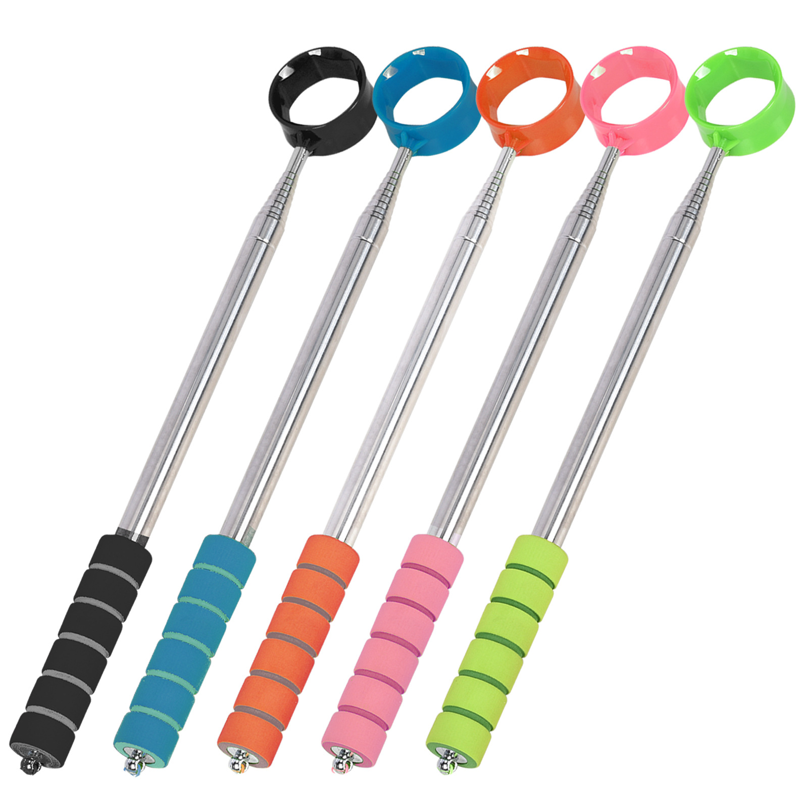 Stainless Steel Golf Ball Retriever, Retractable Antenna, Golf Club Ball Retriever, Golf Supplies