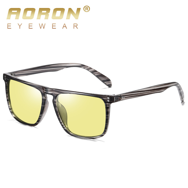 Picture of New AORON Polarized Sunglasses PC Glasses Fashion Colorful Rice Nail Color Changing Sunglasses for Wholesale A627