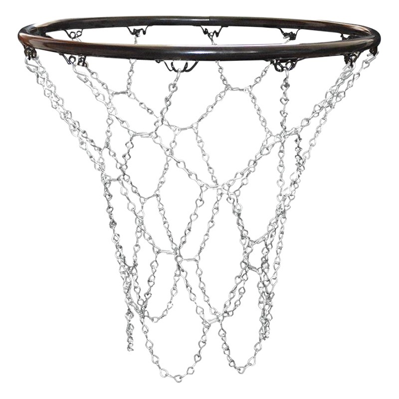Wholesale Ball Net Iron Chain Basketball Net Basketball Net Iron Net Basket Hoop Net Stainless Steel Net 12 Buckle Galvanized Iron Net R6