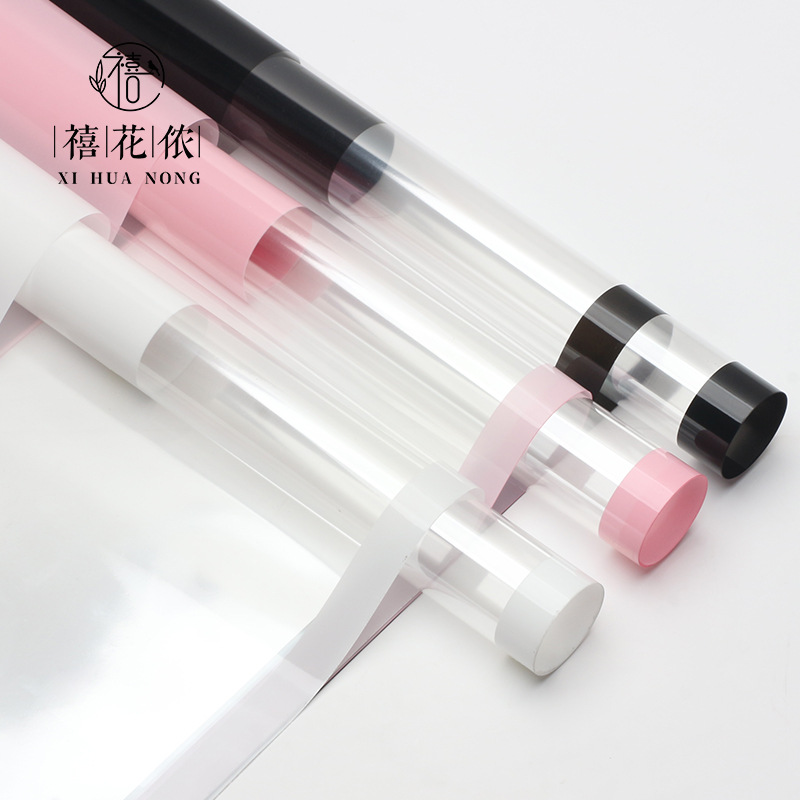 Xi Hua Nong Window of the World Flower Wrapping Paper Transparent Cellophane OPP Waterproof Handmade Gift Paper Flower Shop Floral Art