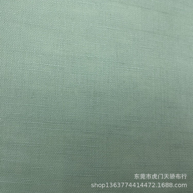 In stock supply woven LC17 linen cotton interwoven 140g linen cotton blended fabric shirt retro style fabric