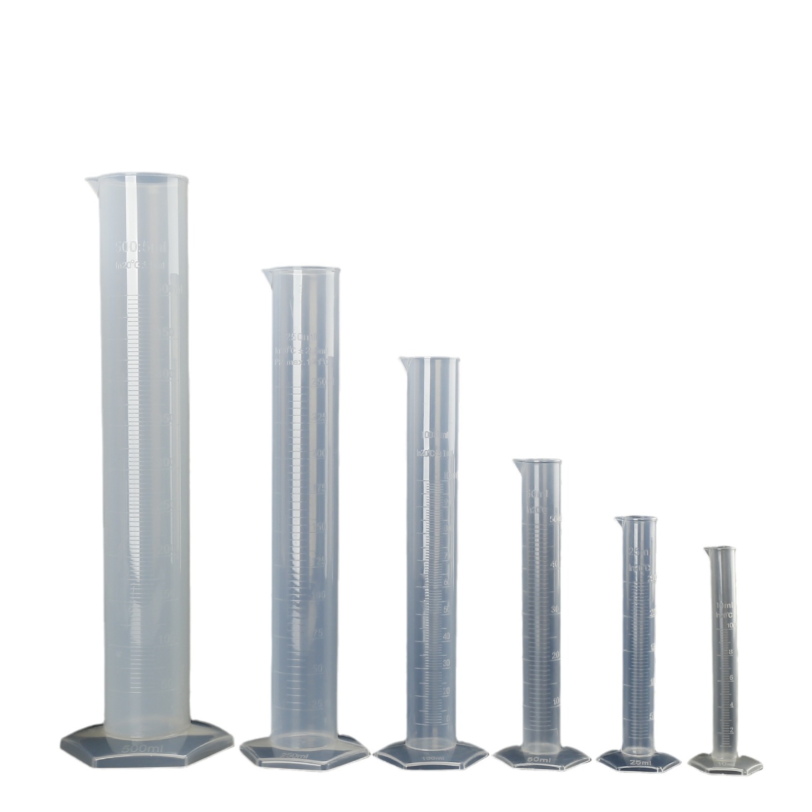 Picture of 10/50/100/250/500/1000ml Plastic Pp Graduated Cylinder Measuring Cup Measuring Cylinder Laboratory