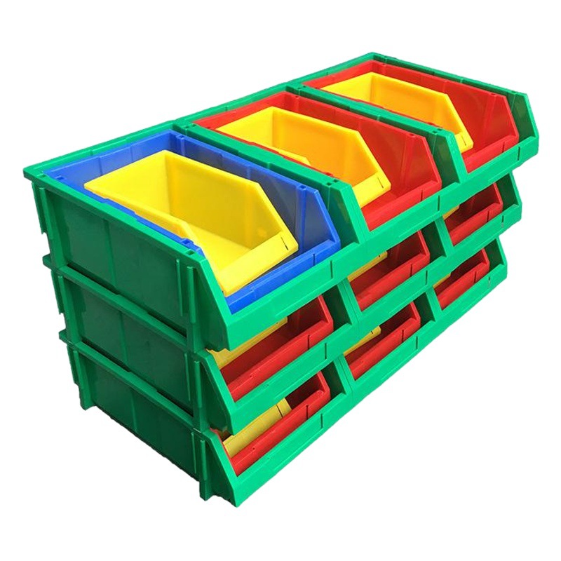 Thickened Oblique-Mouth Parts Box, Hardware Storage Box, Classification Shelf, Tool Box, Plastic Component Box, Modular Parts Box