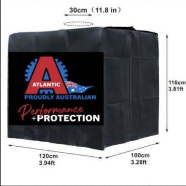 Cross-border water tank cover outdoor waterproof cover IBC ton barrel cover 1000L outdoor water tank cover waterproof and dustproof bucket cover