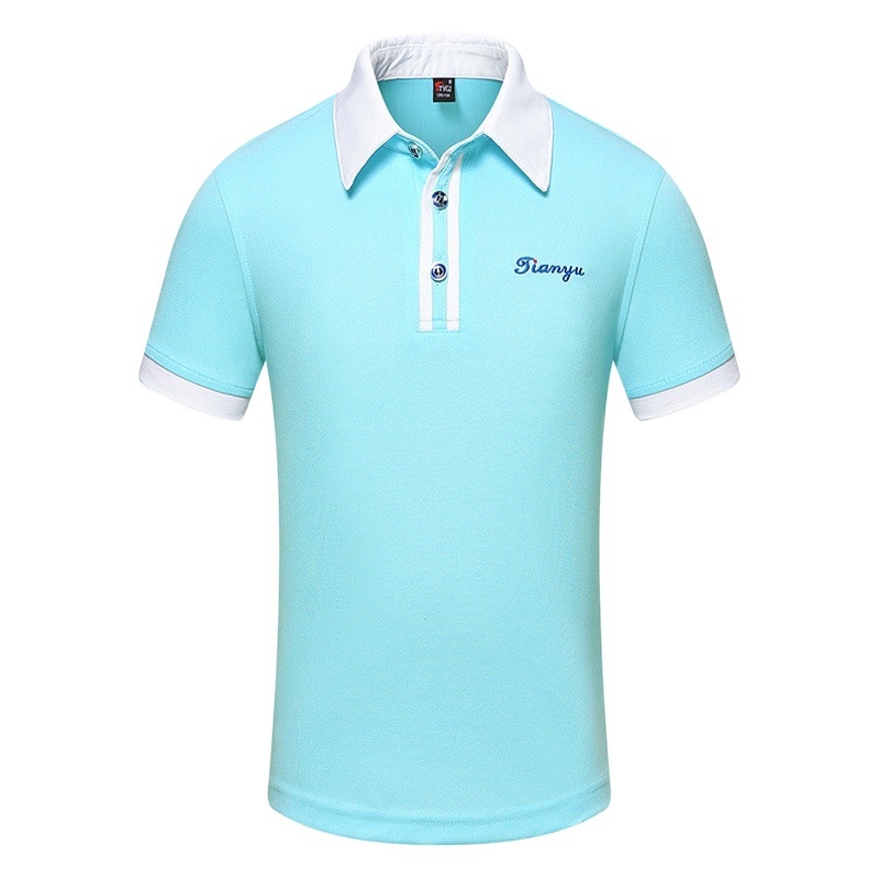 TTYGJ Spring and Summer Golf Clothing Children's Sports Short-sleeved Badminton Clothing Group Activity Clothing Suit