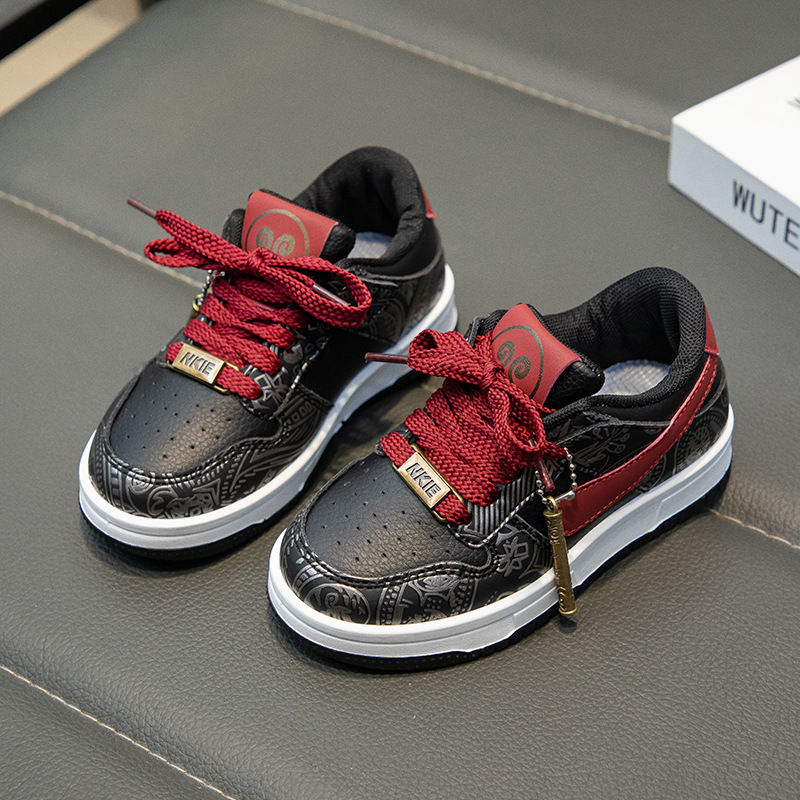 Boys' sneaker Middle and Large Children's Spring 2025 Children's New Style Children's Fashionable All-match sneaker Women's Casual Shoes Skate Shoes