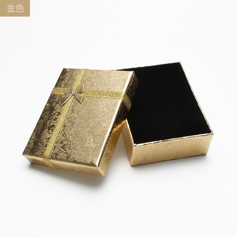 Picture of Jewelry Gift Set Pearlescent Paper Color Box Phnom Penh Jewelry Box Necklace Rectangular Jewelry Packaging Box Set