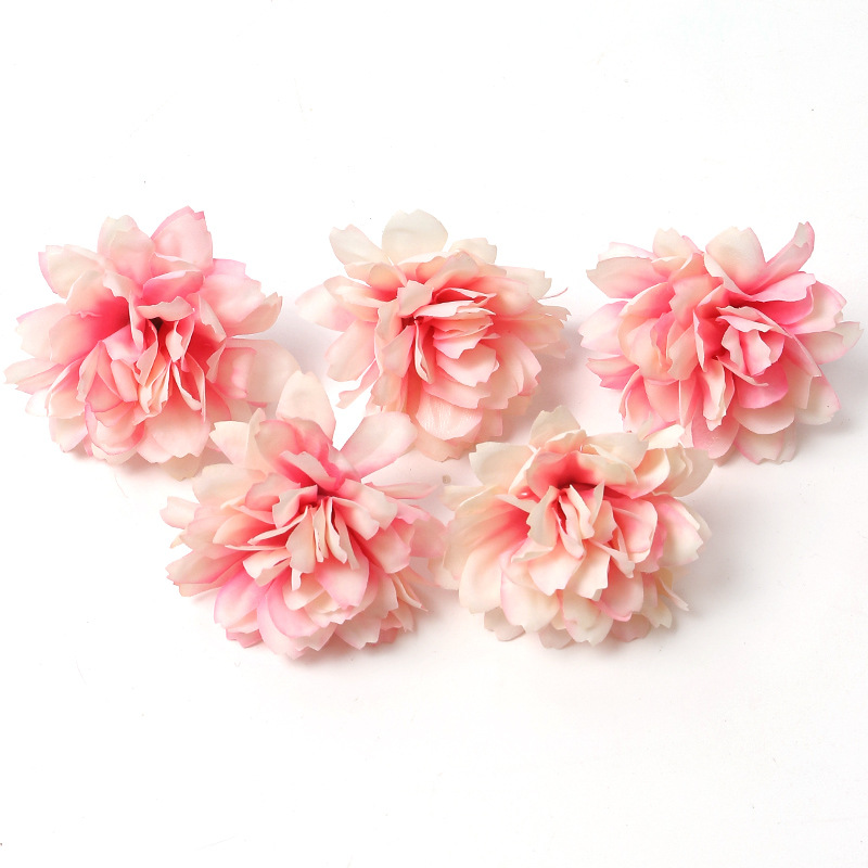 Picture of Pink simulation flower wedding shooting props handmade DIY hair accessories decoration Amazon flower box material