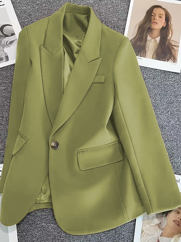 Picture of Long-Sleeved Suit Jacket for Women 2025 Autum New Korean Style Casual Texture Spring Goddess Style Street Suit